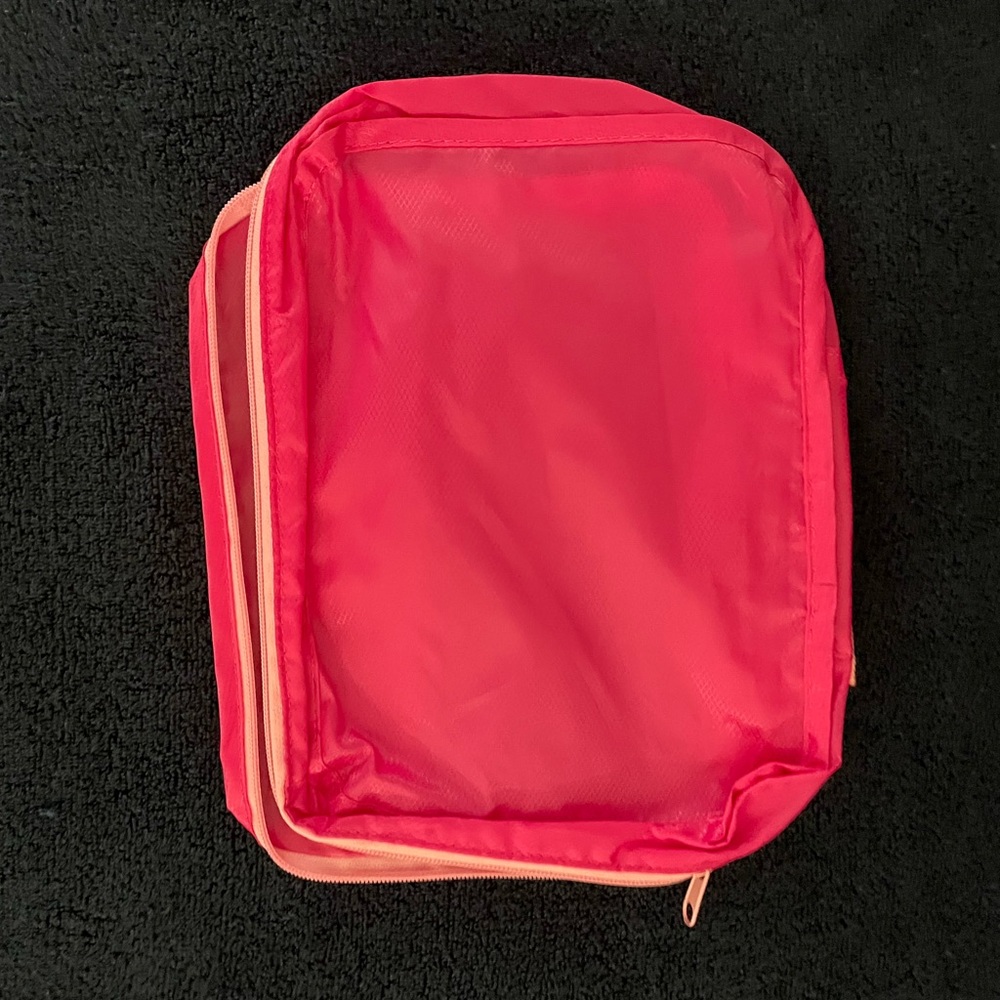 MYTAGALONGS Pink Mesh Bags and Traveling Cubes Set of 9 - Picture 15 of 16